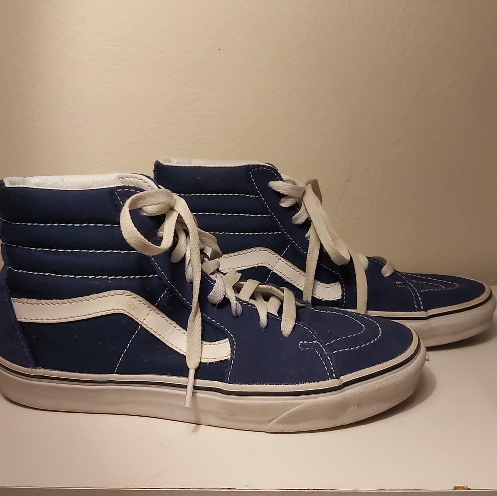 Sk8 Hi Blue Vans